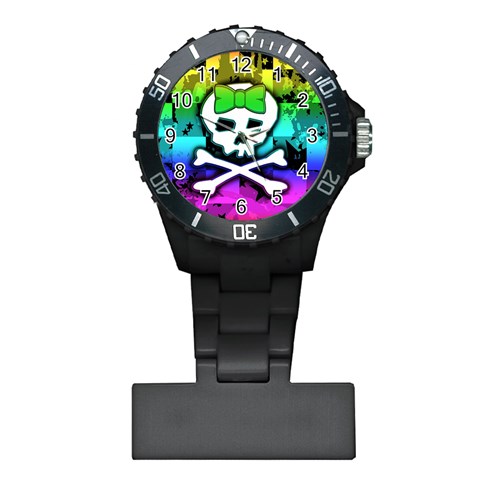 Rainbow Skull Plastic Nurses Watch from ArtsNow.com Front