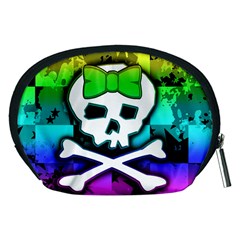 Rainbow Skull Accessory Pouch (Medium) from ArtsNow.com Back