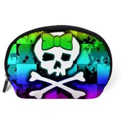 Rainbow Skull Accessory Pouch (Large) from ArtsNow.com Back