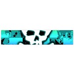 Rainbow Skull Small Flano Scarf