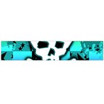Rainbow Skull Large Flano Scarf 