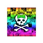 Rainbow Skull Satin Bandana Scarf