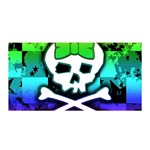 Rainbow Skull Satin Wrap