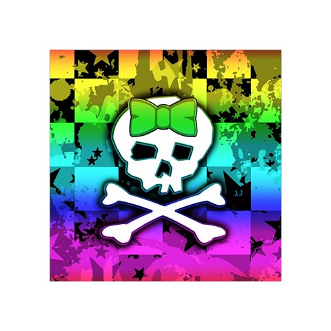 Rainbow Skull Square Tapestry (Small) from ArtsNow.com Front