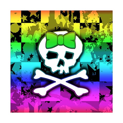 Rainbow Skull Square Tapestry (Large) from ArtsNow.com Front