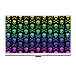 Rainbow Skull and Crossbones  Business Card Holder