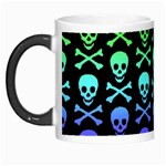 Rainbow Skull and Crossbones  Morph Mug