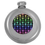 Rainbow Skull and Crossbones  Hip Flask (5 oz)