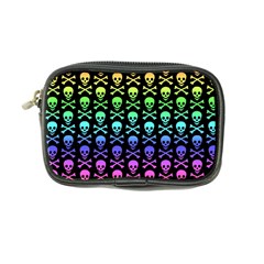 Rainbow Skull and Crossbones  Coin Purse from ArtsNow.com Front