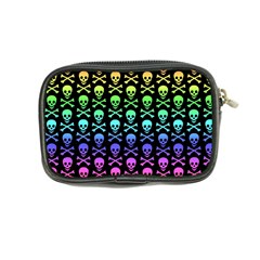 Rainbow Skull and Crossbones  Coin Purse from ArtsNow.com Back