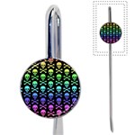Rainbow Skull and Crossbones  Book Mark