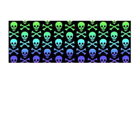 Rainbow Skull and Crossbones  Memory Card Reader (Stick) from ArtsNow.com Front