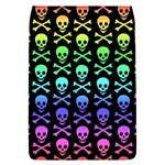 Rainbow Skull and Crossbones  Removable Flap Cover (L)