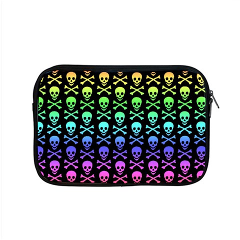 Rainbow Skull and Crossbones  Apple MacBook Pro 15  Zipper Case from ArtsNow.com Front