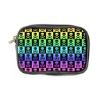 Rainbow Skull Checkerboard Coin Purse