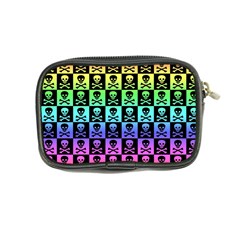 Rainbow Skull Checkerboard Coin Purse from ArtsNow.com Back