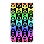 Rainbow Skull Checkerboard Memory Card Reader (Rectangular)