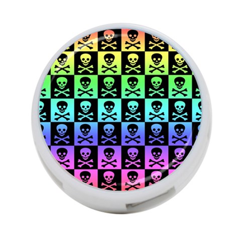 Rainbow Skull Checkerboard 4 Front