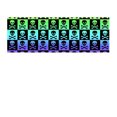 Rainbow Skull Checkerboard Memory Card Reader (Stick) from ArtsNow.com Front