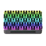 Rainbow Skull Checkerboard Memory Card Reader with CF