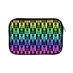 Rainbow Skull Checkerboard Apple iPad Mini Zipper Case