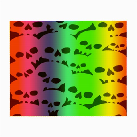 Rainbow Skull Collection Small Glasses Cloth from ArtsNow.com Front