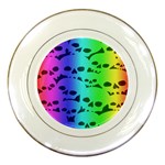 Rainbow Skull Collection Porcelain Plate