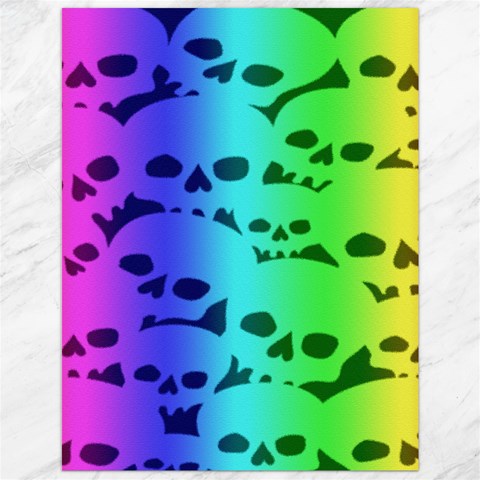 Rainbow Skull Collection Canvas 12  x 16  from ArtsNow.com 11.86 x15.41  Canvas - 1