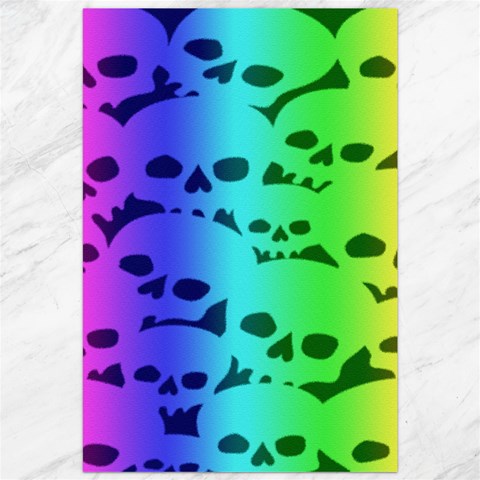 Rainbow Skull Collection Canvas 20  x 30  from ArtsNow.com 19.62 x28.9  Canvas - 1