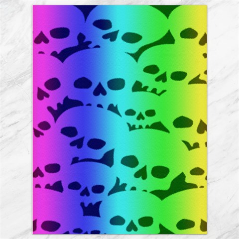 Rainbow Skull Collection Canvas 36  x 48  from ArtsNow.com 35.26 x46.15  Canvas - 1