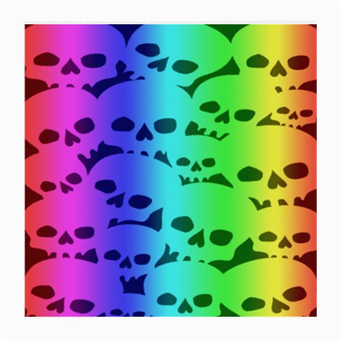 Rainbow Skull Collection Medium Glasses Cloth (2 Sides) from ArtsNow.com Front