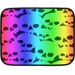 Rainbow Skull Collection Fleece Blanket (Mini)