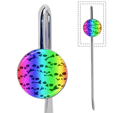 Rainbow Skull Collection Book Mark from ArtsNow.com Front