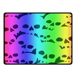 Rainbow Skull Collection Fleece Blanket (Small)