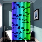 Rainbow Skull Collection Shower Curtain 36  x 72  (Stall)