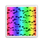 Rainbow Skull Collection Memory Card Reader (Square)