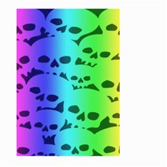 Rainbow Skull Collection Large Garden Flag (Two Sides) from ArtsNow.com Back