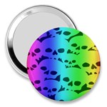 Rainbow Skull Collection 3  Handbag Mirror