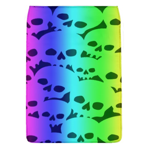 Rainbow Skull Collection Removable Flap Cover (L) from ArtsNow.com Front