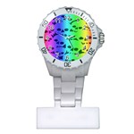 Rainbow Skull Collection Plastic Nurses Watch