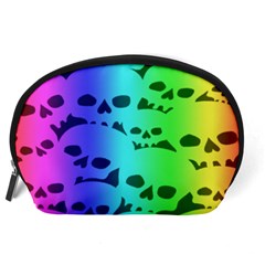 Rainbow Skull Collection Accessory Pouch (Large) from ArtsNow.com Back