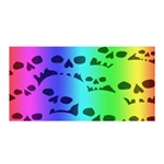 Rainbow Skull Collection Satin Wrap