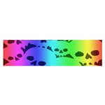 Rainbow Skull Collection Satin Scarf (Oblong)