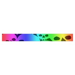 Rainbow Skull Collection Zipper Large Tote Bag from ArtsNow.com Strap