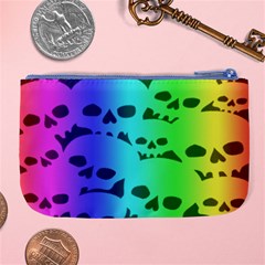 Rainbow Skull Collection Large Coin Purse from ArtsNow.com Back