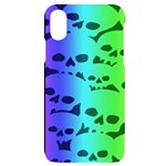 Rainbow Skull Collection iPhone X/XS Black UV Print Case