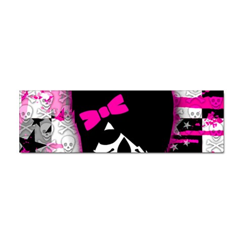 Scene Kid Girl Skull Sticker Bumper (100 pack) from ArtsNow.com Front