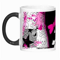 Scene Kid Girl Skull Morph Mug from ArtsNow.com Left