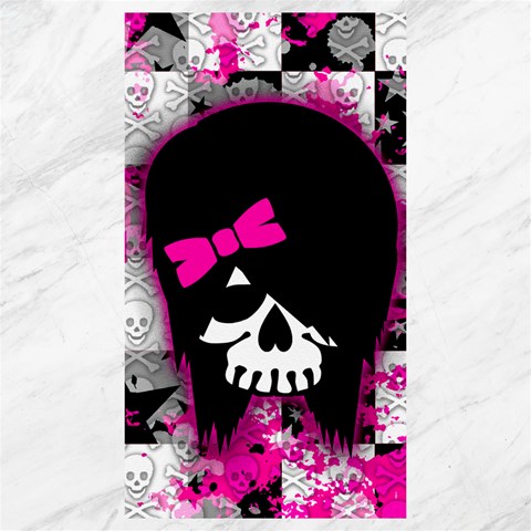 Scene Kid Girl Skull Canvas 40  x 72  from ArtsNow.com 39.28 x69.23  Canvas - 1