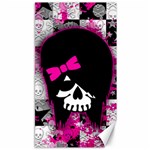 Scene Kid Girl Skull Canvas 40  x 72 